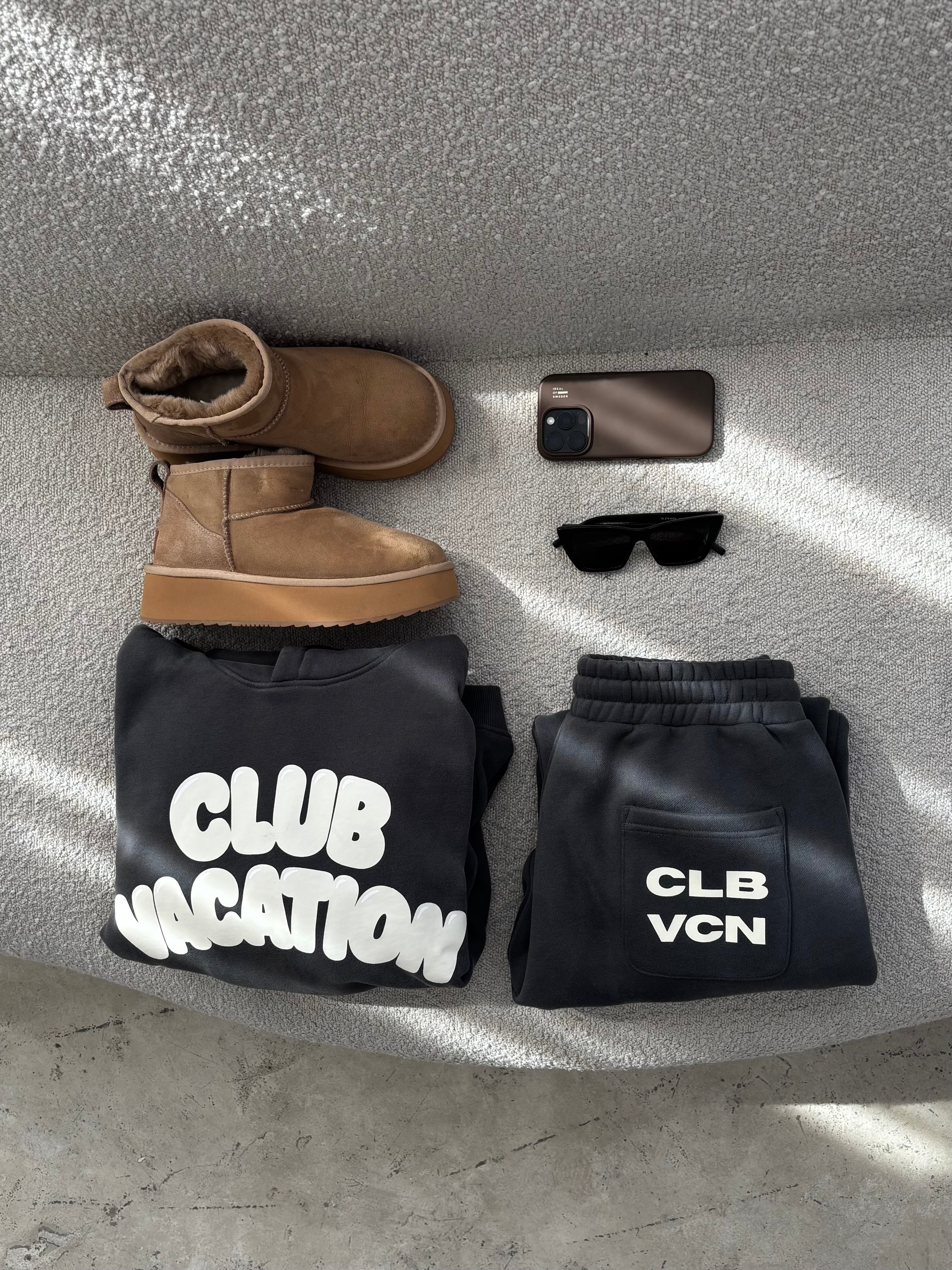 Charcoal Grey: Hoodie + Sweat Pants