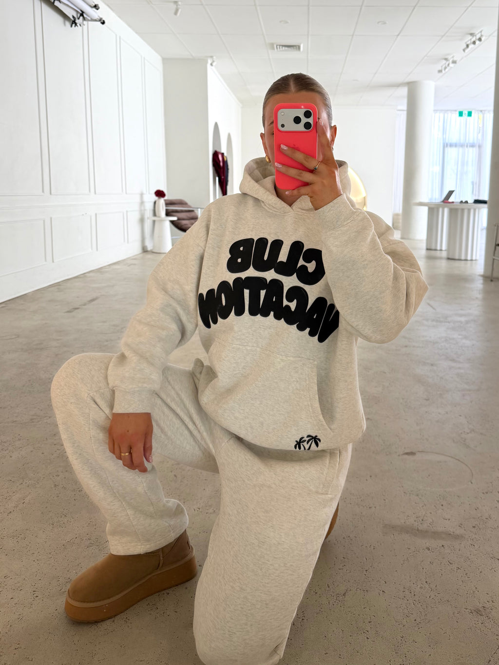 Oat Ash: Hoodie + Sweat Pants